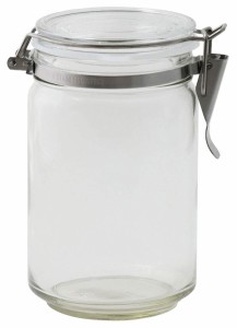 アデリア キャニスター 保存瓶 抗菌密封保存容器 1085ml 果実酒瓶/ガラス瓶/梅瓶/密閉容器 M-6689
