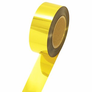 タカ印 テープ 40-4473 メッキテープ 業務用 幅50mm×200ｍ巻 金