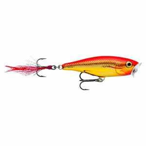 Rapala(ラパラ) ポッパー スキッターポップ 7cm 7g クロームアカキン SGFR SP7-SGFR ルアー