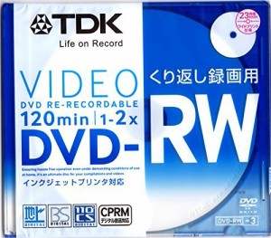 DRW120DPWA1A-D TDK D V D-RW 繰り返し録画用 CPRM対応