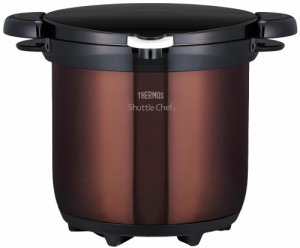 THERMOS 真空保温調理器 シャトルシェフ 4.5L クリアブラウン KBG-4500 CBW