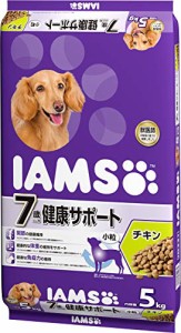 アイムス (IAMS) ドッグフード 7歳以上用 健康サポート 小粒 チキン 5kg