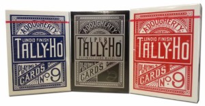 Lot 4 Cardist Tally Ho Fan Back Decks One Viper, One Red, One Blue Playing Cards, and Bicycle Pocket Calculator