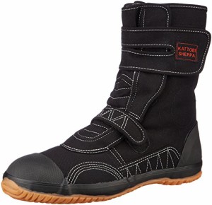 富士手袋工業 安全靴 作業靴 高所用 タビ底靴 マジック ガード付 先芯入 4E 9950 メンズ BLACK 26.0cm