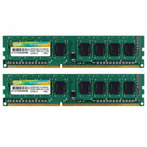 シリコンパワー デスクPC用メモリ DDR3 1600 PC3-12800 4GB×2枚 240Pin Mac 対応 SP008GBLTU160N22