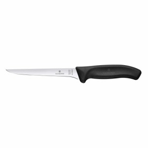 VICTORINOX(ビクトリノックス) ボーニングナイフ 15cm ブラック 骨スキ 肉用 6.8413.15G