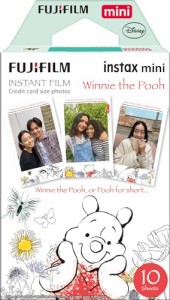 FUJIFILM インスタントカメラ チェキ用フィルム 10枚入 絵柄 (くまのプーさん) INSTAX MINI POOH WW 1