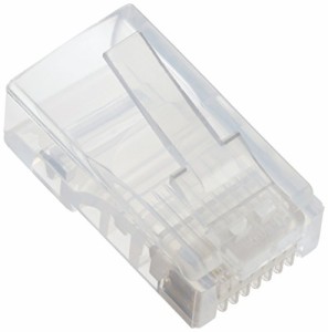 エレコム RJ45コネクタ Cat5e対応 単線仕様 つめ折れ防止コネクタ 10個入り LD-RJ45T10/T