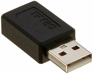 変換名人 スマートフォン 変換アダプタ USB A オス - microB メス USBAA-MCB