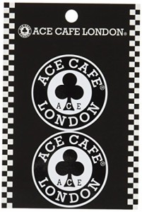 ACE CAF? LONDON ステッカー『ACE CAFE LONDONデカール』 丸50×2 ACE-N004DE