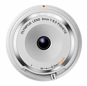 OM SYSTEM/オリンパス OLYMPUS ミラーレス一眼 9mm f8 フィッシュアイ ボディキャップレンズ ホワイト BCL-0980 WHT