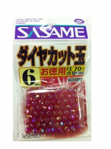 ささめ針(SASAME) P-388道具屋徳用ダイヤカットレッド 6