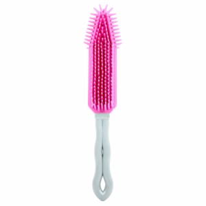 富士掃除 ブラシ らくらくおそう ホコリ取り 髪の毛 ペットの毛 除去 ピンク 約6×3.5×27cm FJ07744