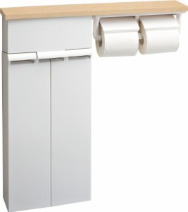 LIXIL(リクシル) INAX トイレ用 壁付収納棚(紙巻器付) ホワイト TSF-110WEU2/WA