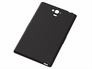 レイ・アウト docomo AQUOS PAD SH-06F用 シルキータッチ・シリコンジャケット ブラック RT-SH06FC1/B