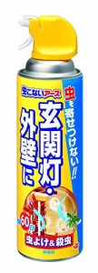 【4個セット】虫こないアース 玄関灯・外壁に 450ml