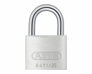 日本ロックサービス ABUS アバス南京錠 TITALIUM 64TI シルバー 35