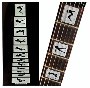 Jockomo ガールズ・イン・ブロック ギターに貼る インレイステッカー