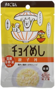 チョイめし ドッグフード 親子丼 80グラム (x 10) (まとめ買い)