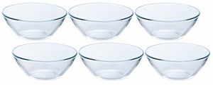 アデリア(ADERIA) プレーン ボウル 6個入 日本製 サラダ 食器 ボール スープ 皿 おしゃれ ガラス デザート スイーツ シリアル 深皿 小鉢 