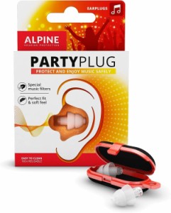 ALPINE HEARING PROTECTION イヤープラグ 耳栓 テレワーク/在宅勤務 消音 アルパイン PartyPlug 透明