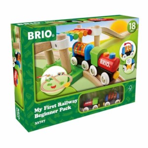 BRIO (ブリオ) レールウェイ マイファースト ビギナーセット [ 木製レール おもちゃ ] 33727