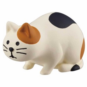 デコレ concombre 猫 マスコット ネコ 観察猫 約28×48×h27 単位(mm)