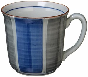 RAO3Z ランチャン(Ranchant) マグカップ(青) マルチ 11.2x9x8.6cm 一珍二色刷毛 有田焼 日本製