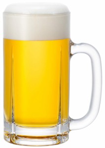 アデリア(ADERIA) ビールジョッキ クリア 500ml 日本製 ビールグラス 男性 ビア おしゃれ パイント クラフト ピルスナー 晩酌 居酒屋 ス