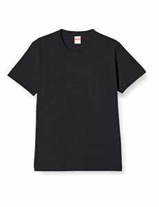 ユナイテッドアスレ 7.1オンス へヴィーウェイト Tシャツ(ポケット付)(オープンエンドヤーン) 425301 002 ブラック S