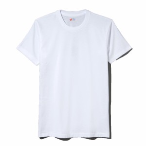 ヘインズ 半袖Tシャツ(3枚組) 綿100% 柔らかい肌触り クルーネック 赤ラベル メンズ ホワイト(クルーネック) M