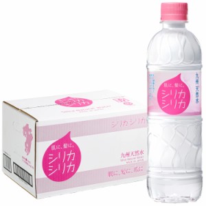 シリカシリカ 500ml 24本入 ミネラルウォーター 天然水 九州産 シリカ72mg/L以上含有 大分日田 九重連山