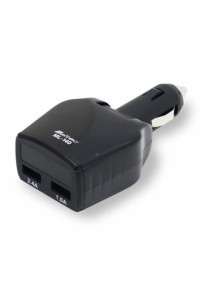 メルテック(meltec) バッテリーチェッカー DC12V USB2口(2.4A＆1A) Meltec ML-140 USBポート付