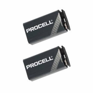 【DURACELL】PROCELL デュラセル プロセル 9V電池 エフェクター/楽器用アルカリ電池 2個セット DP-9V-2pcs