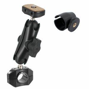 REC-MOUNTS バイクハンドルバーマウントセット タイプA Bar Mount Set for パナソニック ウェアラブルカメラ HX-A1H/HX-A500用 【PS-21BB