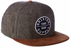 (ブリクストン) BRIXTON スナップバックキャップ OATH 3 SNAP BACK CAP 帽子 GYCP グレー Free Size