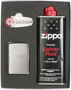 ZIPPO(ジッポ) ライター 200モデル ギフトボックス(フリント、オイル小缶付) 200SET