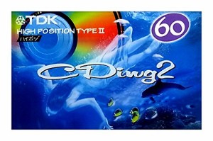 TDK カセットテープ CDing2 60分 重低音の迫力 ハイポジ ハイポジション CD2-60R