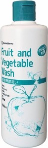 地の塩社 Fruit and Vegetable Wash 果物野菜洗い 290ml 日本製 PM2.5対策 防カビ剤落とし 手肌にやさしい 洗浄剤 専用洗浄剤