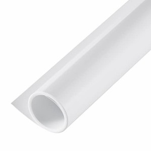 Meking 撮影用 PVC 背景紙 バックペーパー 背景布 60cm x130cm 小物撮影 製品撮影 ホワイト