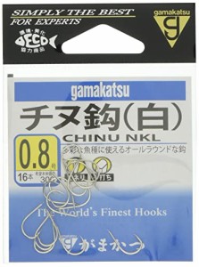 [送料無料]がまかつ(Gamakatsu) チヌ フック 白 0.8号 釣り針