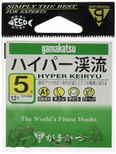 がまかつ(Gamakatsu) シングルフック A1 ハイパー渓流 茶 5号 12本 67530