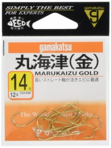 がまかつ(Gamakatsu) 丸海津 フック 金 14号 釣り針