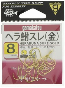 がまかつ(Gamakatsu) ヘラ鮒スレ フック 金 8号 釣り針