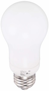 オーム電機 電球形蛍光灯 エコデンキュウ A形 E26 60形相当 電球色 2個入 品番06-025