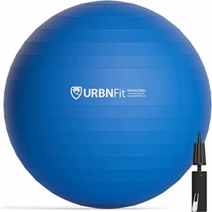 URBNFit バランスボール （サイズ複数）、フィットネス トレーニング ストレッチ ヨガ ピラティスボール、ノンバースト設計、バランスボ