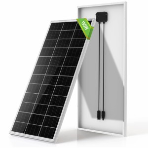 ECO-WORTHY ソーラーパネル 195W 単結晶 12v 太陽光チャージ 超高効率 省エネルギー 大容量 小型 車、船舶、屋根、ベランダーに設置 災害