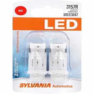 SYLVANIA 3157RSL.BP2LEDバルブ（電球2個入り） レッド