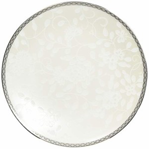 NARUMI(ナルミ) プレート 皿 ミラノビアンカ 16cm ホワイト 花柄 梅の花 かわいい おしゃれ フラットプレート 平皿 51461-5667P