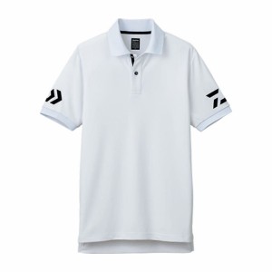 ダイワ(DAIWA) 半袖ポロシャツ ホワイト×ブラック 2XL DE-7906